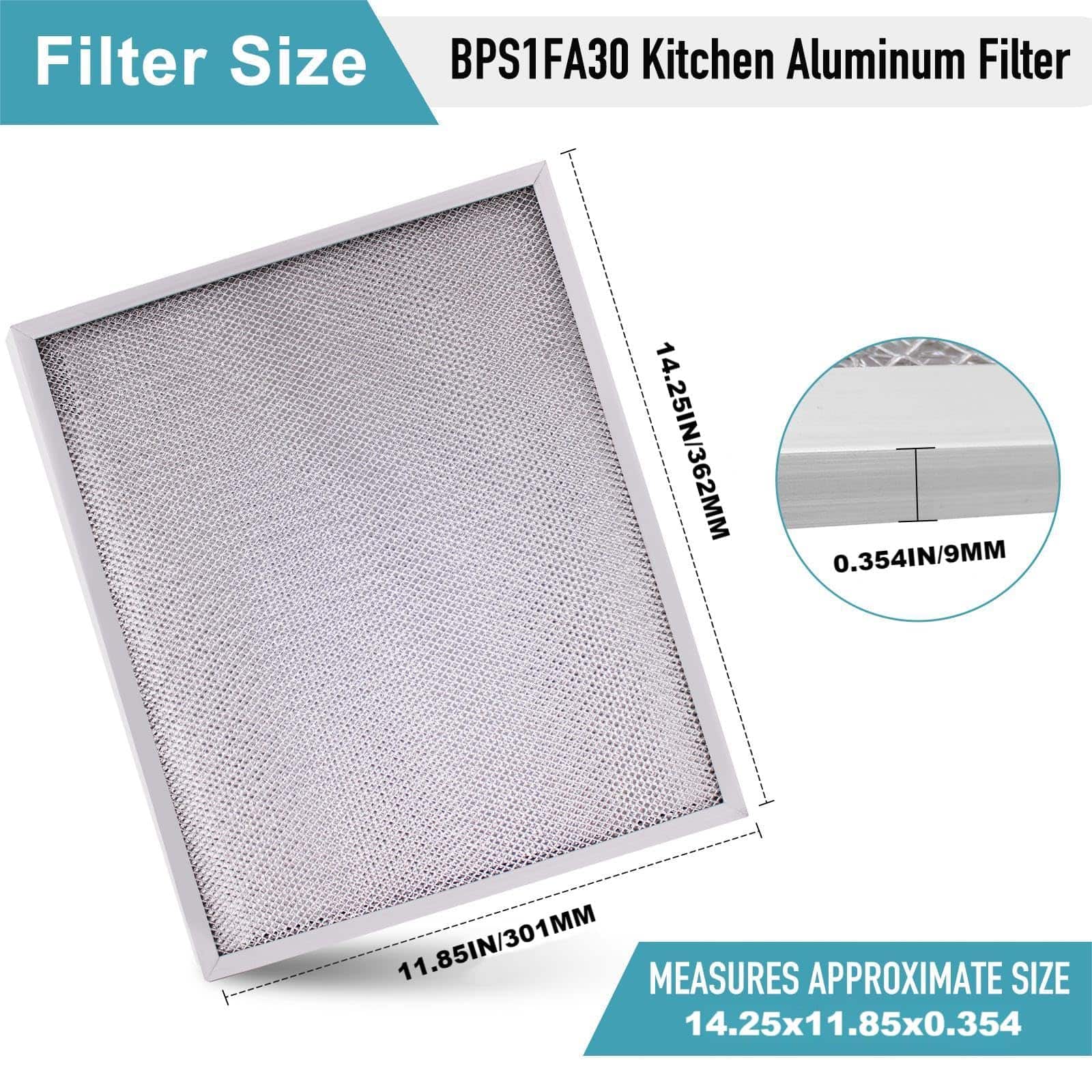Filtro para campana extractora WZKO BPS1FA30 11-3/4" x - Imagen 4