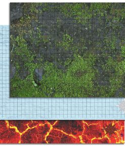 Tapete de batalla Ravnspire DND Ultimate 3 Pack -Verde, Negr