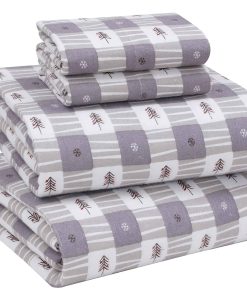 Juego de sábanas de franela RUVANTI tamaño -Snow Stroke