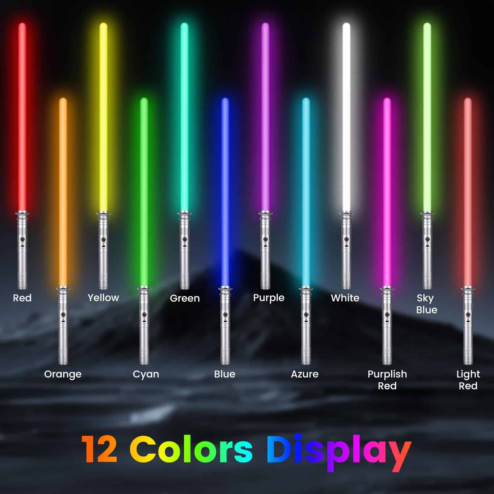 Pskikkp Lightsaber Metal Hilt 12 Colores, Juguetes para - Imagen 4