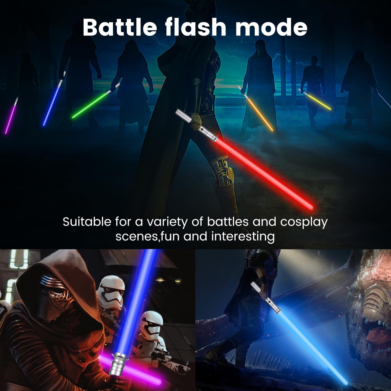 Pskikkp Lightsaber Metal Hilt 12 Colores, Juguetes para - Imagen 7