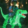 Disfraz Inflable para Niños, Jinete de Dinosaurio, Disfraz
