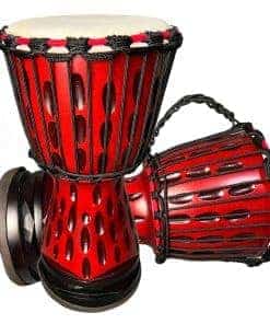 RUOSWTE Djembe Drum - Tambor de mano esculpido a mano con