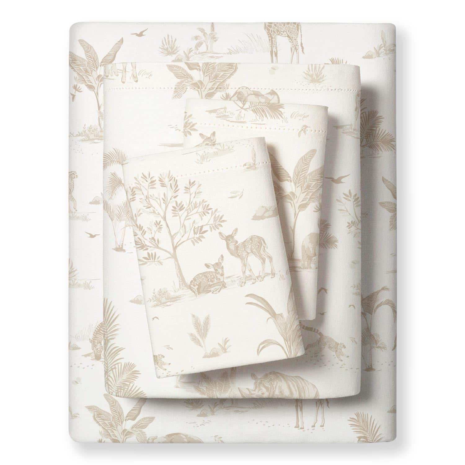 Juego de sábanas orgánicas MakeMake -Safari