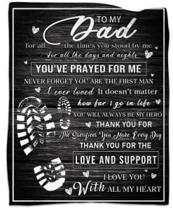 Manta de HAXOILO para Mi Papá Regalos para Papá de Hija o