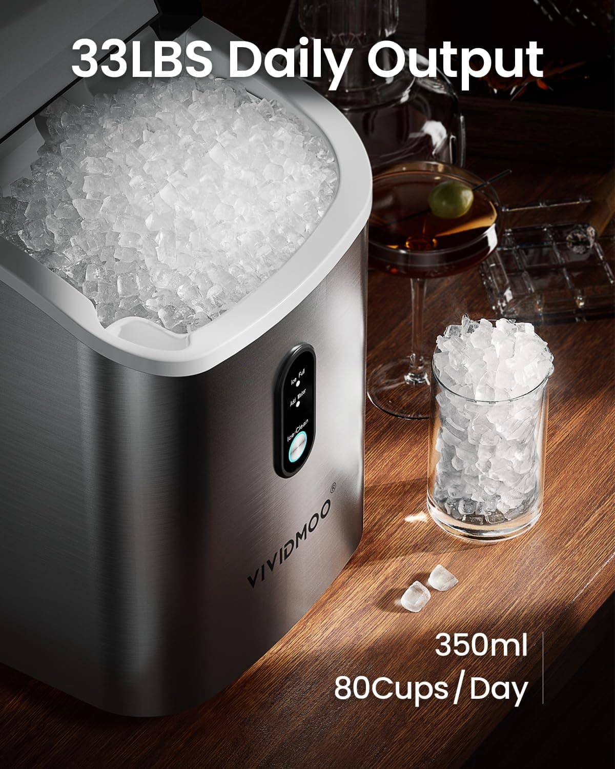 Máquina de Hielo para Hielo en Pepitas en la Encimera, 33 - Imagen 5