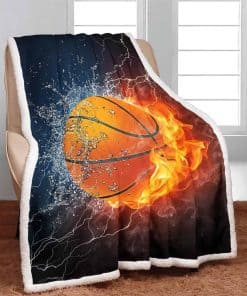 Manta Sherpa de Baloncesto YISUEMEI, Suave y Esponjosa