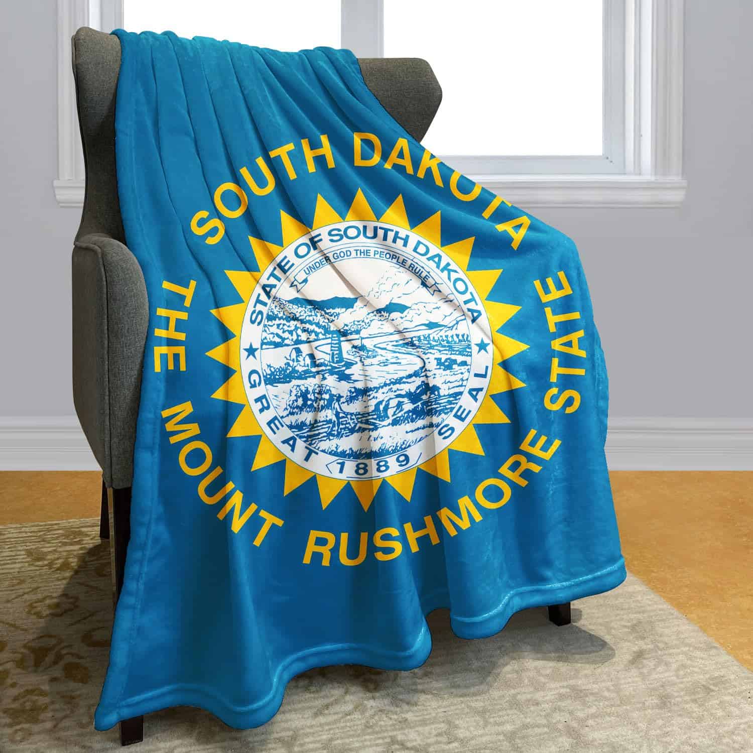 Manta de banderas de EE. UU. de USA, suave y acogedora, de - Imagen 3