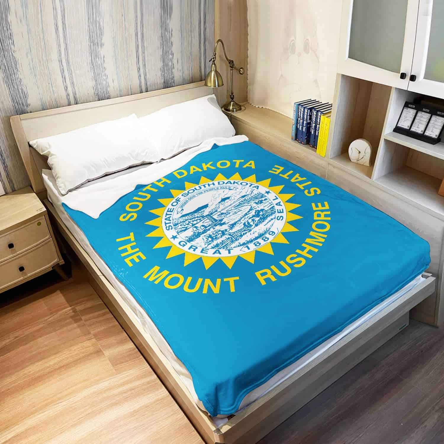 Manta de banderas de EE. UU. de USA, suave y acogedora, de - Imagen 4