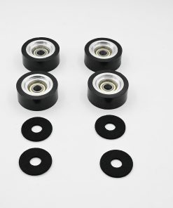 Rodamiento de Soporte Delixike (Paquete de 4) negro