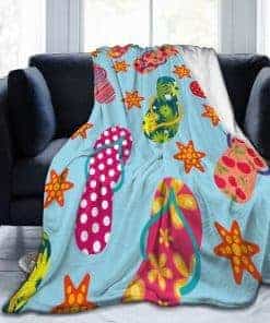 Manta de Tiro ILEABEC Flip-Flops, Manta de Viaje Suave,