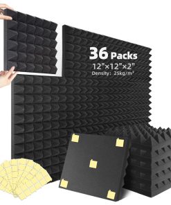 Paneles de Espuma Acústica en Forma de Pirámide