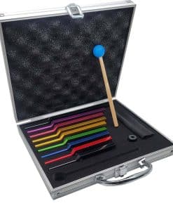 Set de Diapasón Solfeggio - 9 Diapasones de Colores - para