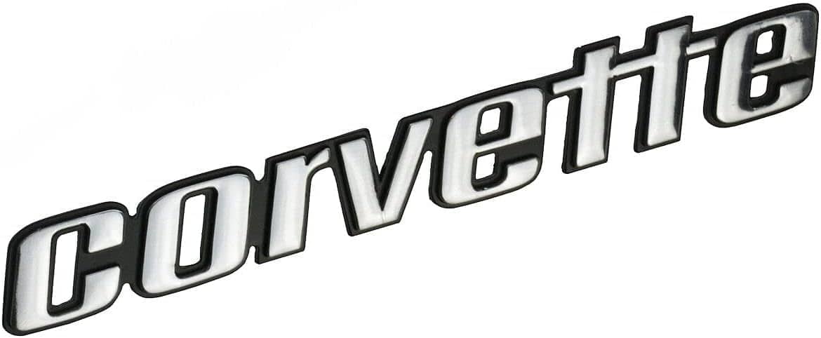 Emblema de parachoques trasero de Corvette 3D Logo de