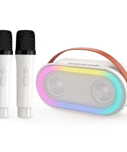 Máquina de Karaoke Mini VeGue con 2 Micrófonos