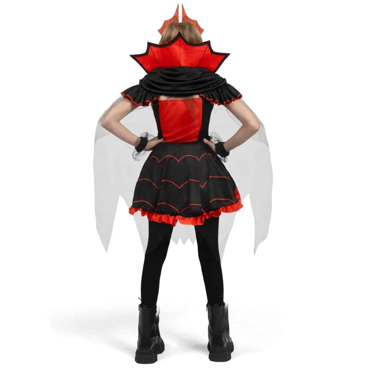 Disfraz de Vampira para Niñas en Halloween, Vestido - Imagen 8