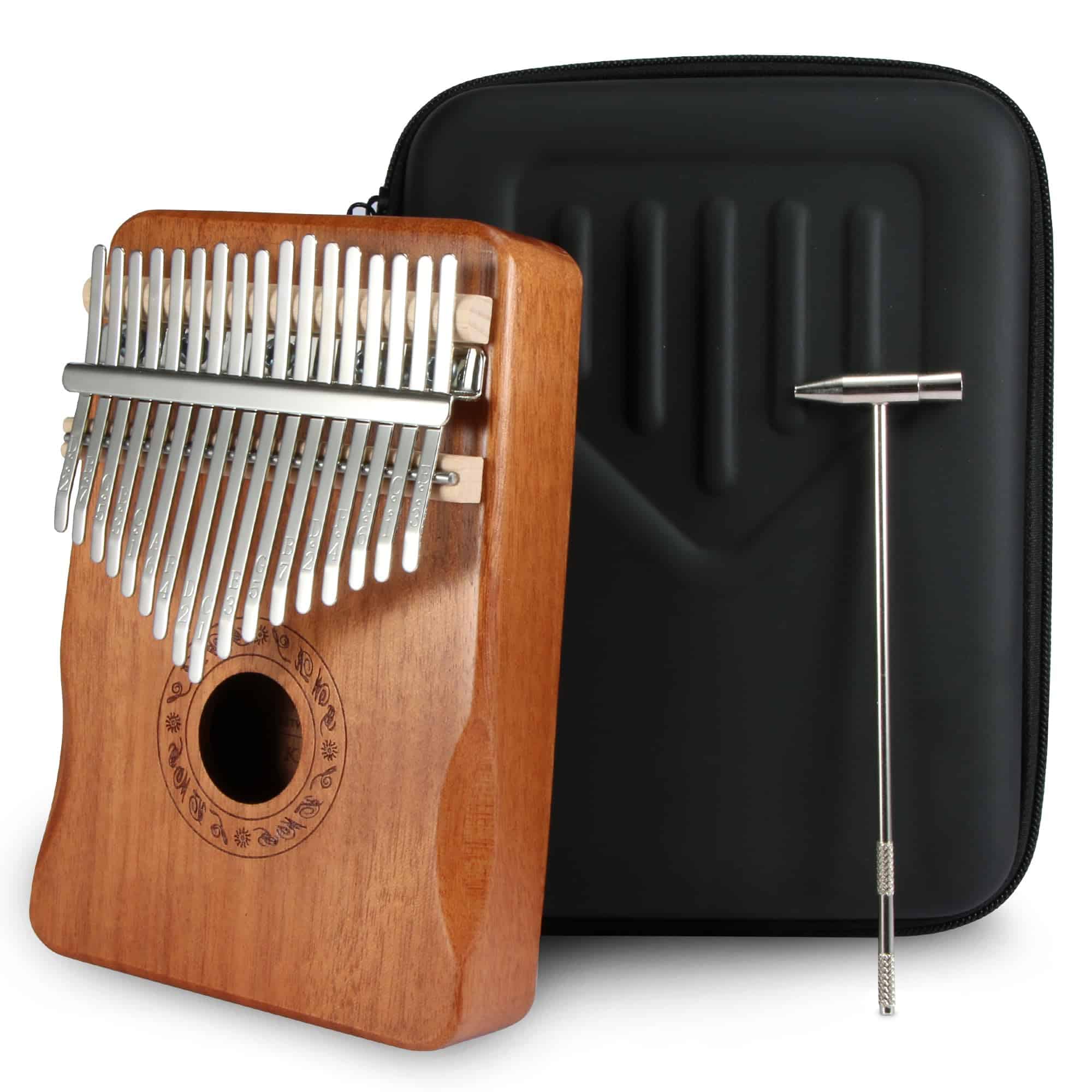 Kalimba Khsp5d de 17 Teclas, Regalo Musical para Niños y