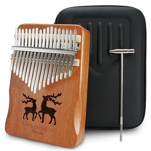 Kalimba Khsp5d, Piano de Pulgar de 17 Teclas, Mbira
