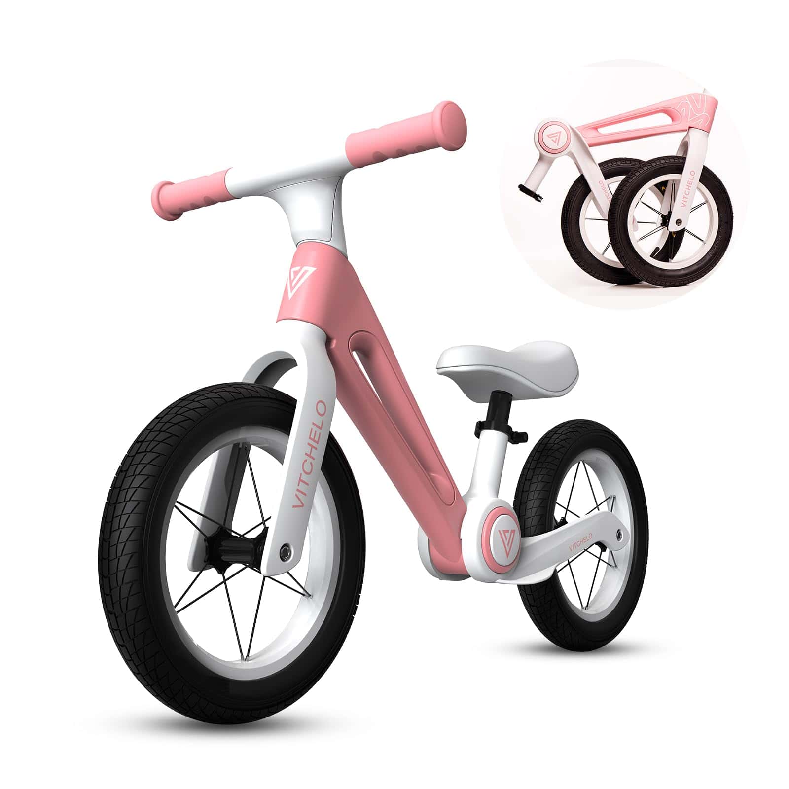 Bicicleta de Equilibrio plegable para niños Vitchelo de 12
