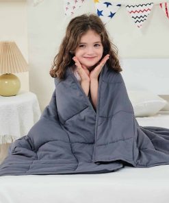 Manta ponderada Yescool (10 lbs, 41" x 60", Gris) Manta