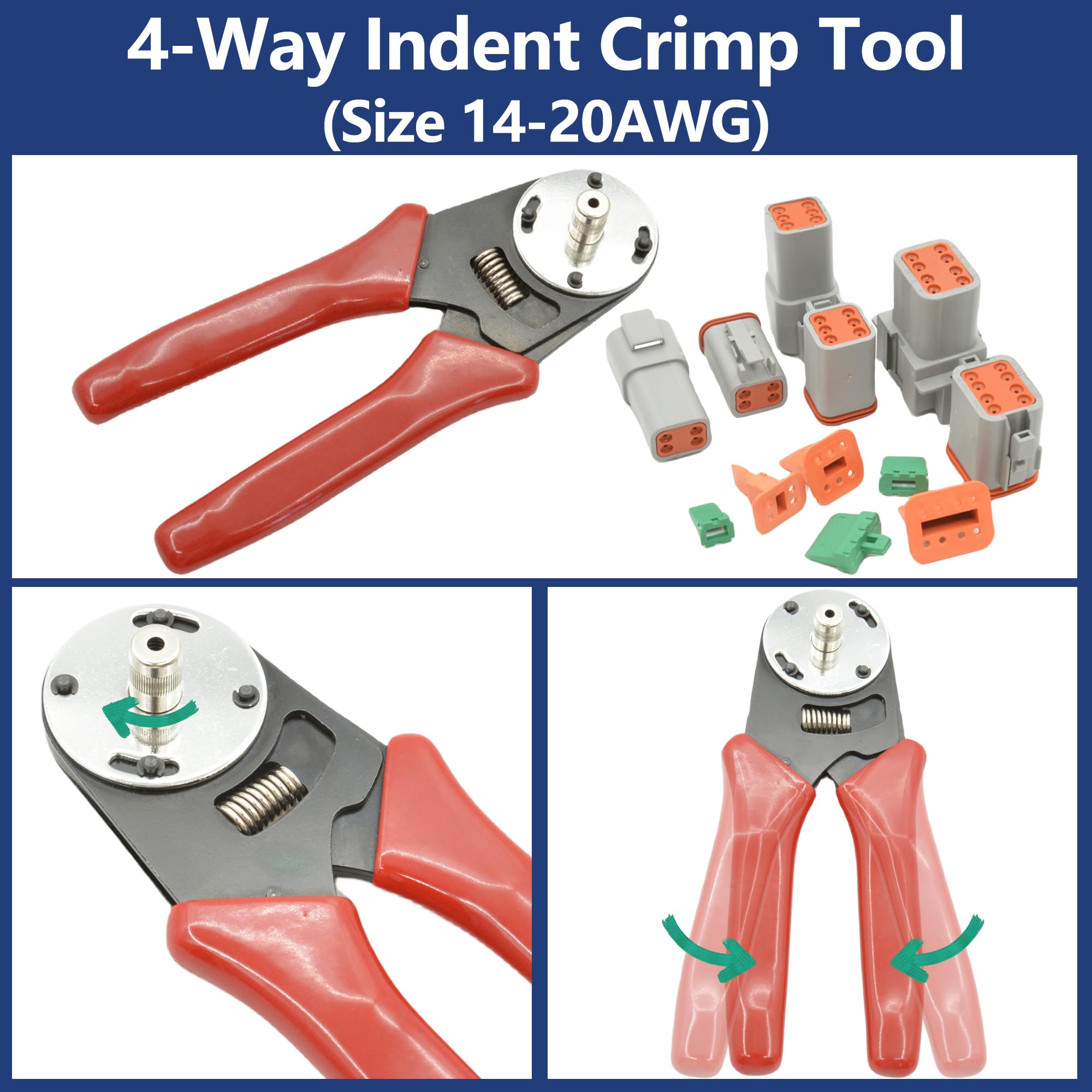 Kit de Conector Deutsch DT de 416 Piezas, 2 3 4 6 8 12 - Imagen 4