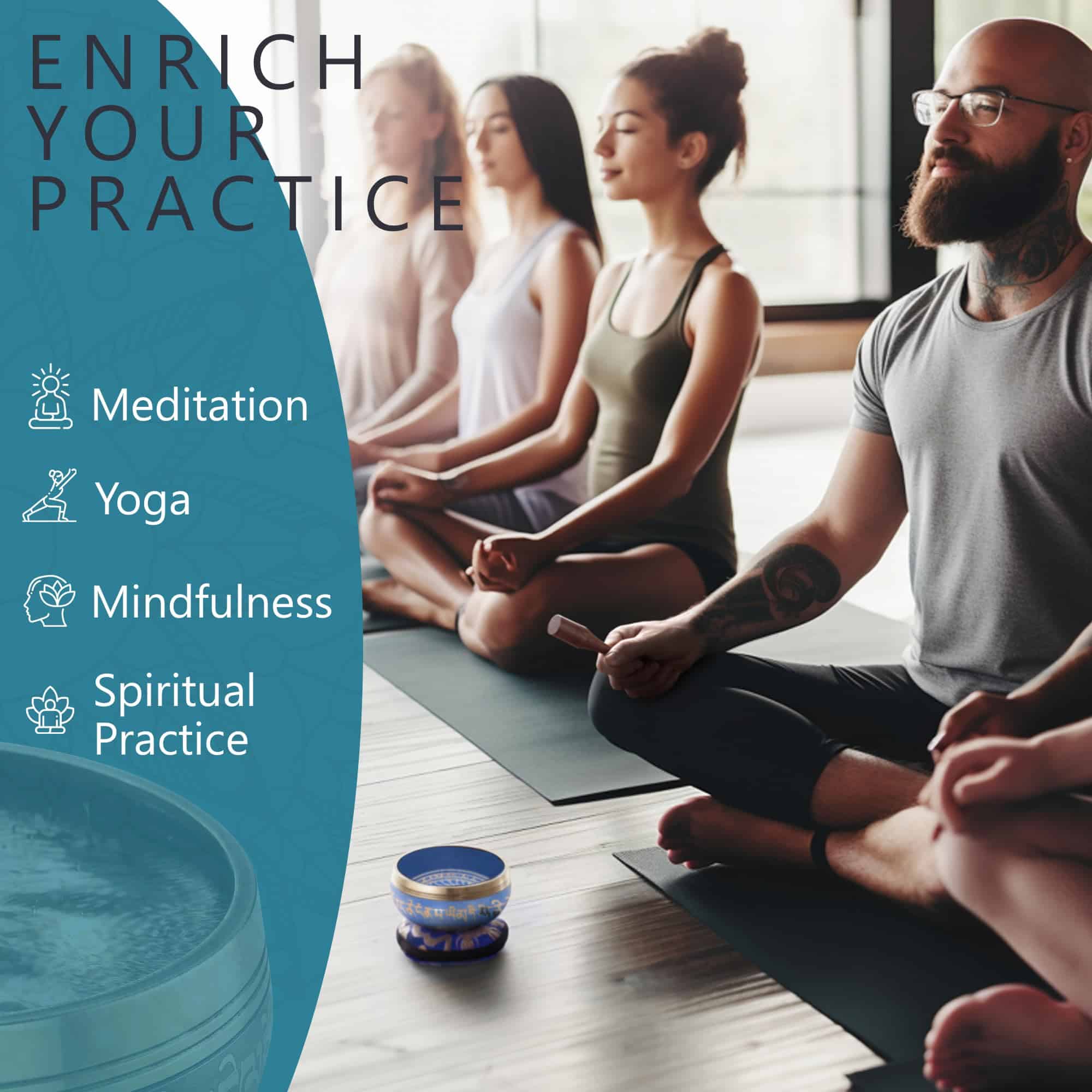 Set de Cuenco Tibetano � Sonido Auténtico -Silent Mind - Imagen 9