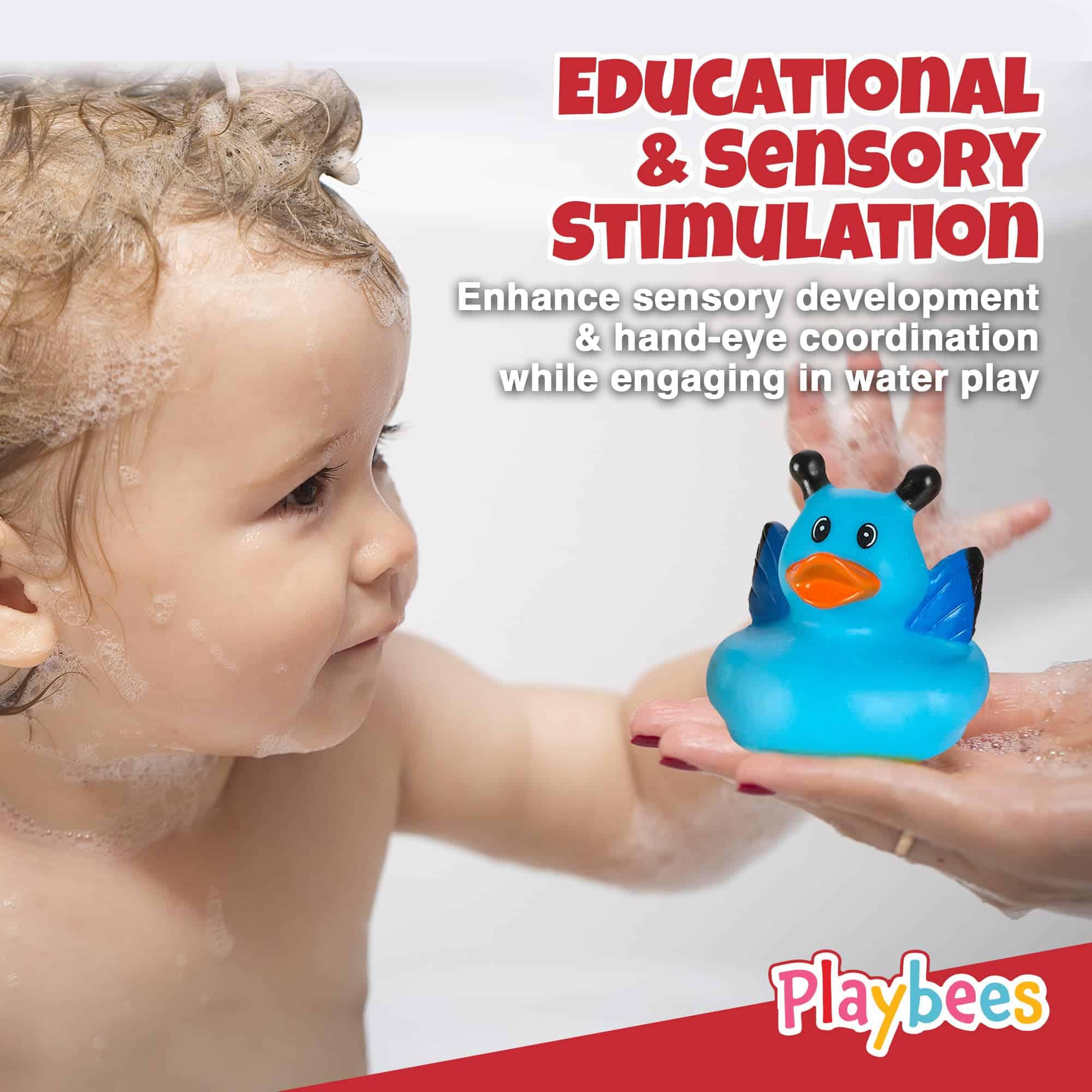 Pack de 100 Patitos de Hule Playbees en Varios Colores - - Imagen 5