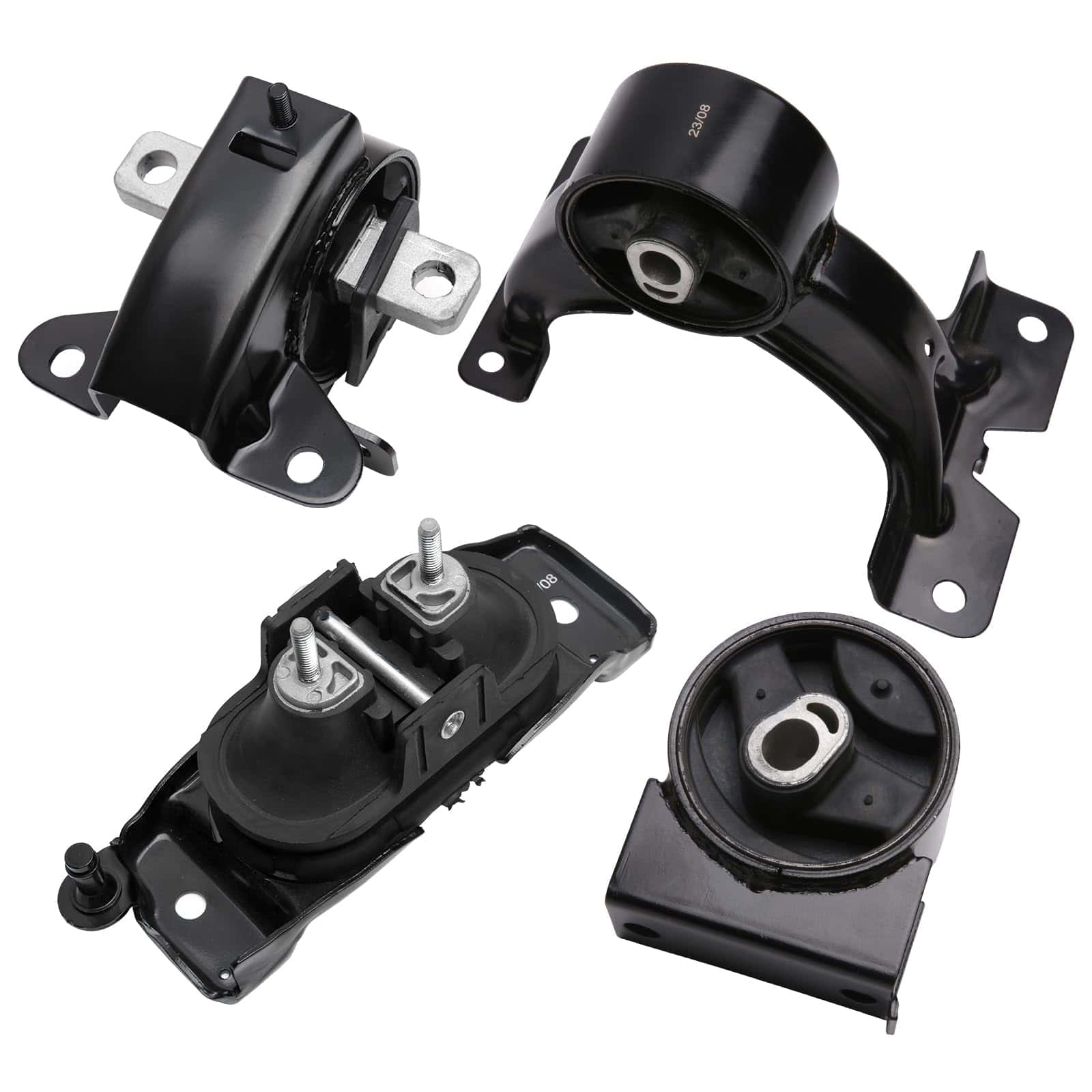 Conjunto de 4 soportes de motor y transmisión - Compatible