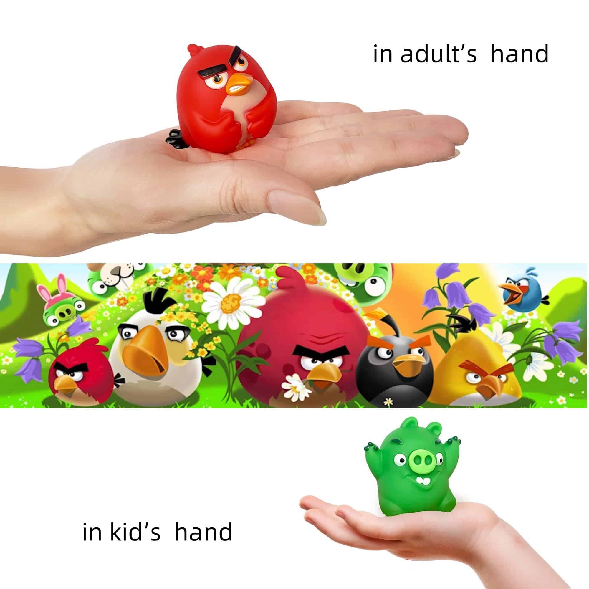 ROLOSO Juego de Figuras de Acción de Angry Birds - Imagen 6