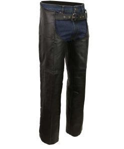 EVENT LEATHER Pantalones de Cuero Premium Negros para
