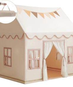 Casa de Juegos Grande para Niños con Alfombra Básica con