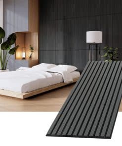 Paneles de Lamas de Madera Acústica para Decoración de