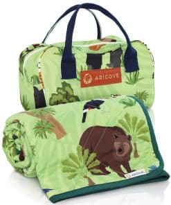 Manta Ponderada para Niños Aricove, 7 lb, -Verde Animales de