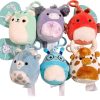Squishmallows Kellytoy Llavero de Peluche Mini de 3.5" de