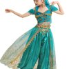 Disfraz de princesa Jasmine para Halloween para niñas