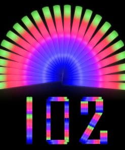 Lifbeier Foam glow sticks,102pcs Glow stick Bulk glow in