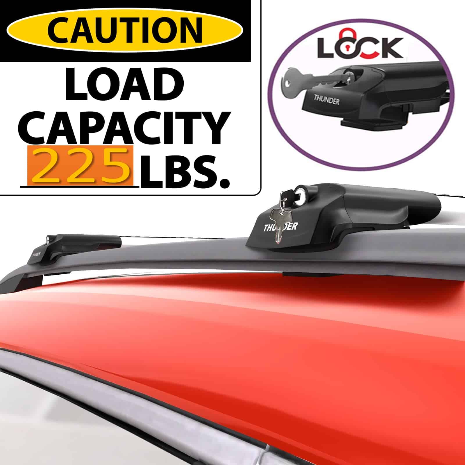 Barras transversales para el techo del coche Catch USA para - Imagen 3