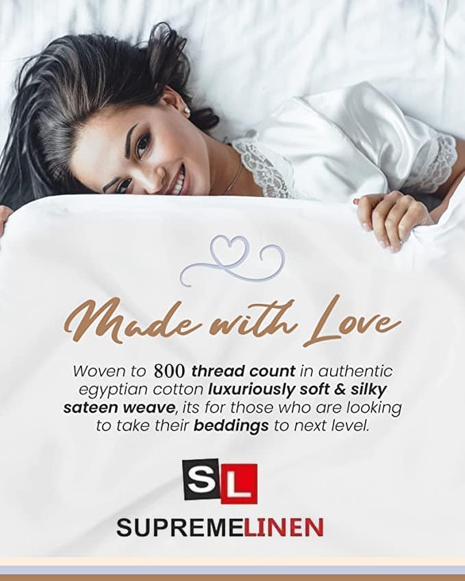 Faldón de cama envolvente 100% algodón egipcio 800 hilos de - Imagen 8