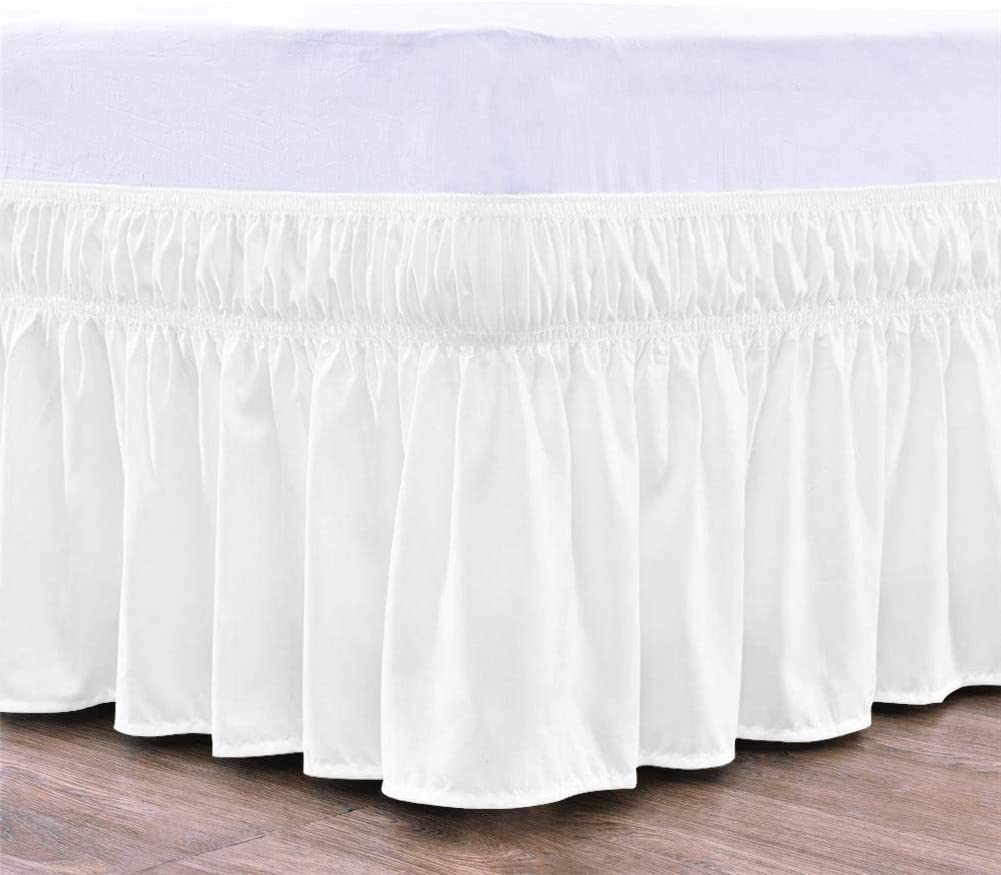 Faldón de cama envolvente 100% algodón egipcio 800 hilos de