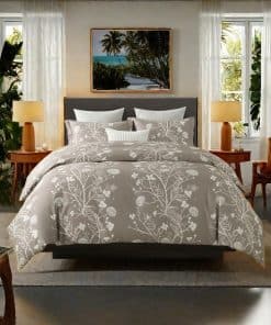 Uniclinens Funda de Edredón Floral Queen - Juego de Funda