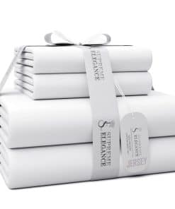 Juego de sábanas de Jersey Super Suave SUPREME ELEGANCE, 4