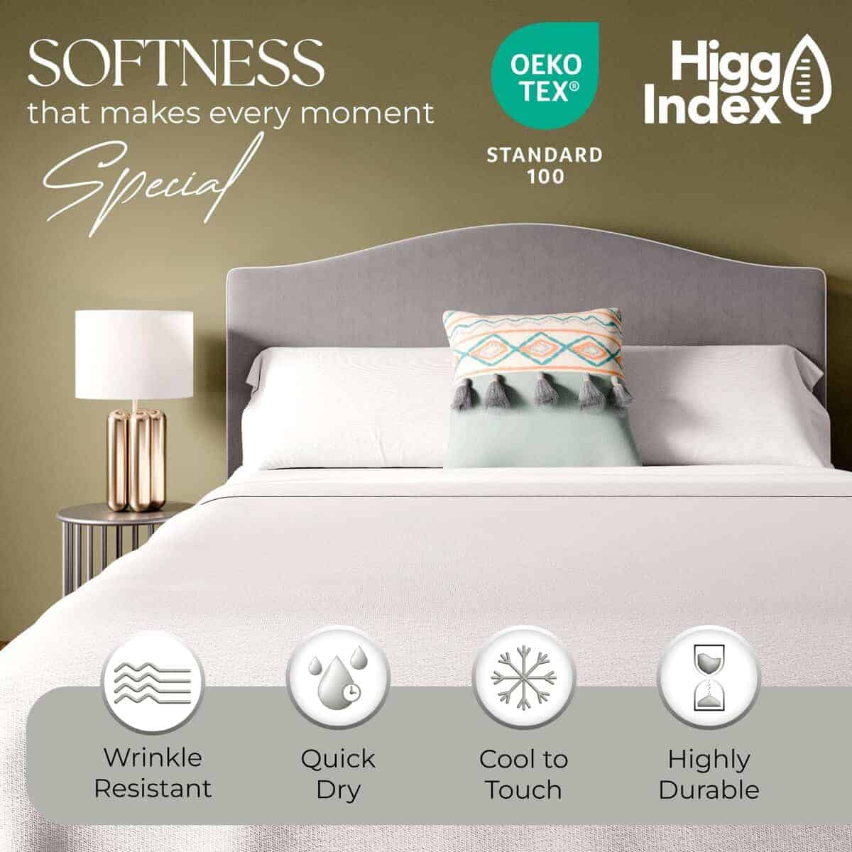 Juego de sábanas de Jersey Super Suave SUPREME ELEGANCE, 4 - Imagen 4