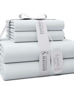 Juego de sábanas SUPREME ELEGANCE Super Soft -Gris Claro