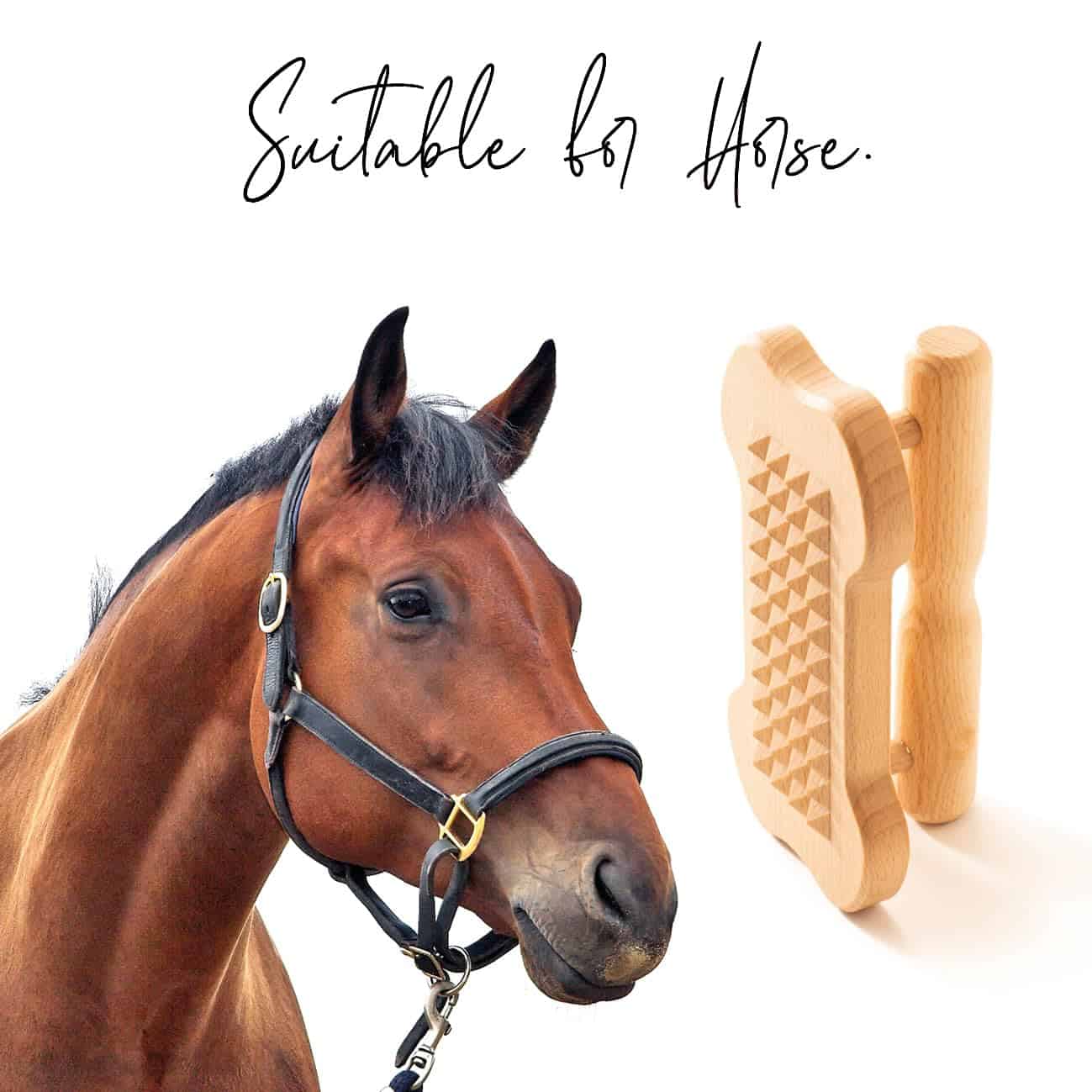 Masajeador de madera tuuli para perros, gatos, caballos, - Imagen 8