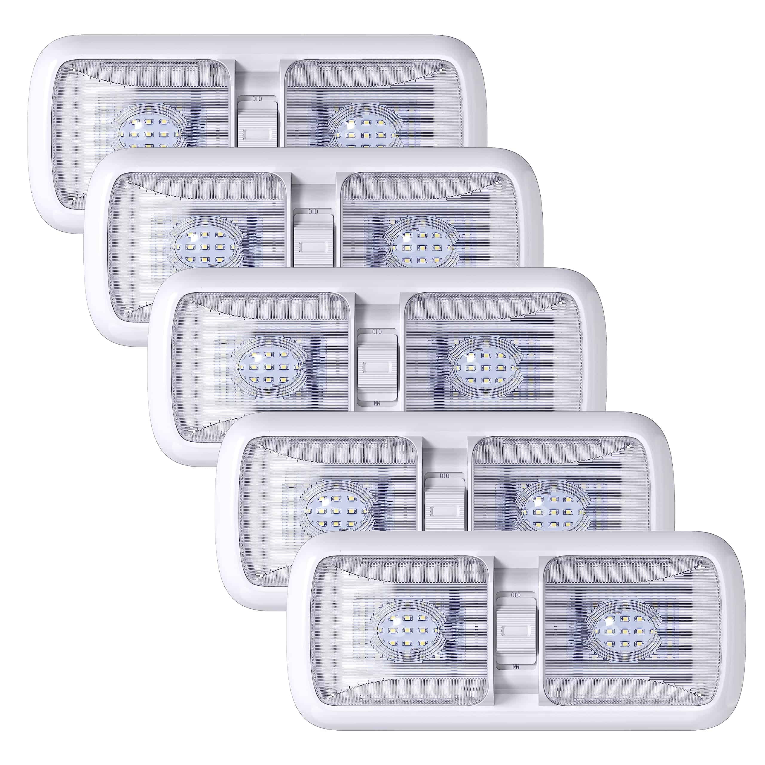 Luz de techo LED Leisure LED RV de doble domo con