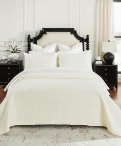 Colcha de Algodón de Lujo Calla Angel Evelyn Stitch