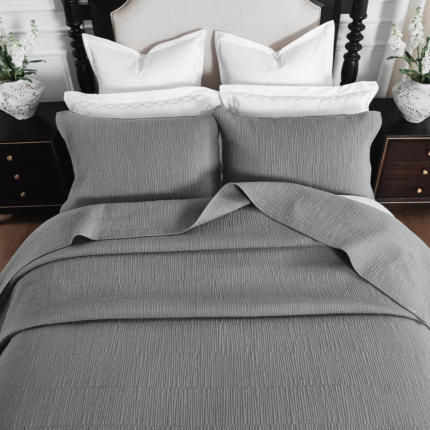 Edredón de algodón puro de lujo Calla Angel Evelyn Stitch - Imagen 6