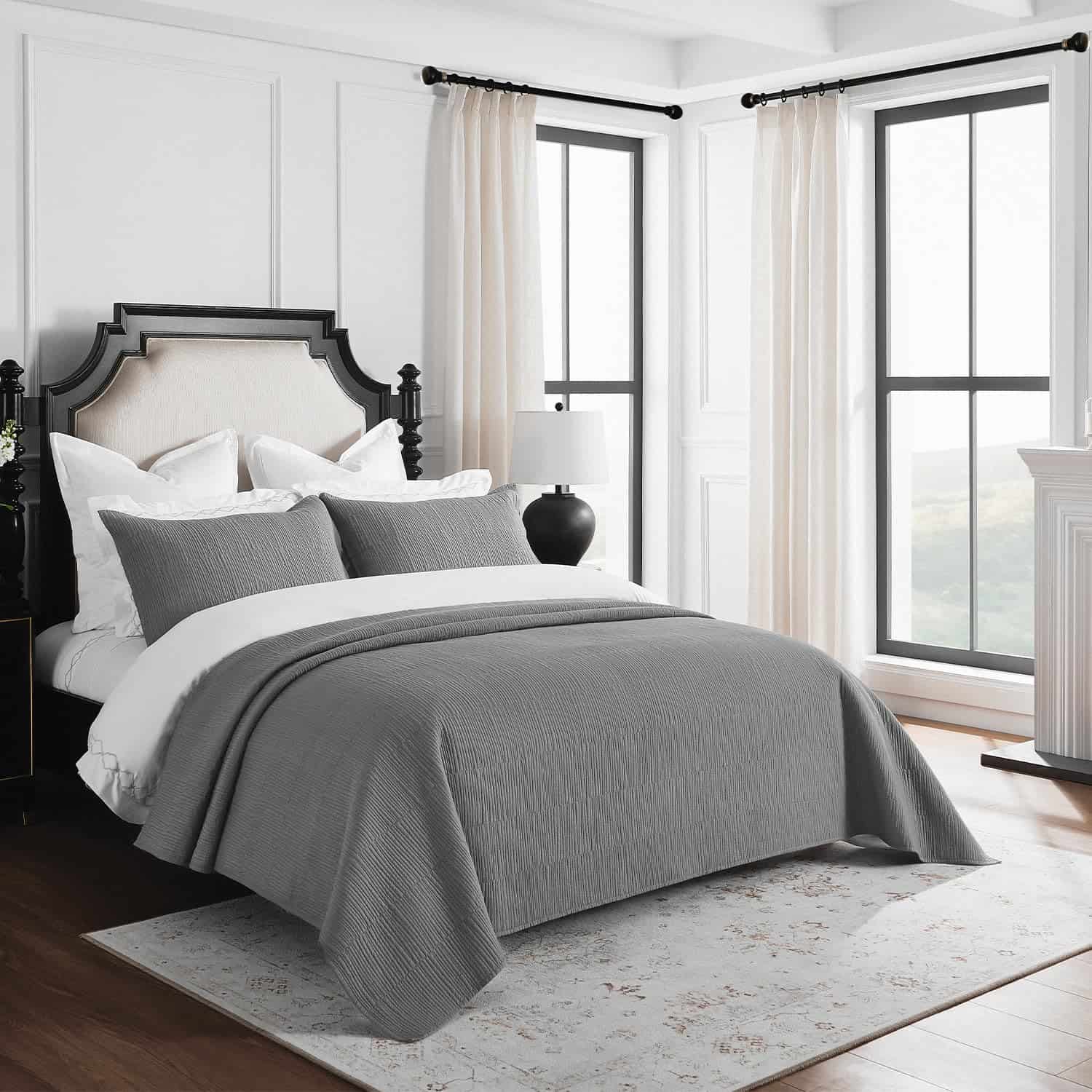 Edredón de algodón puro de lujo Calla Angel Evelyn Stitch - Imagen 4