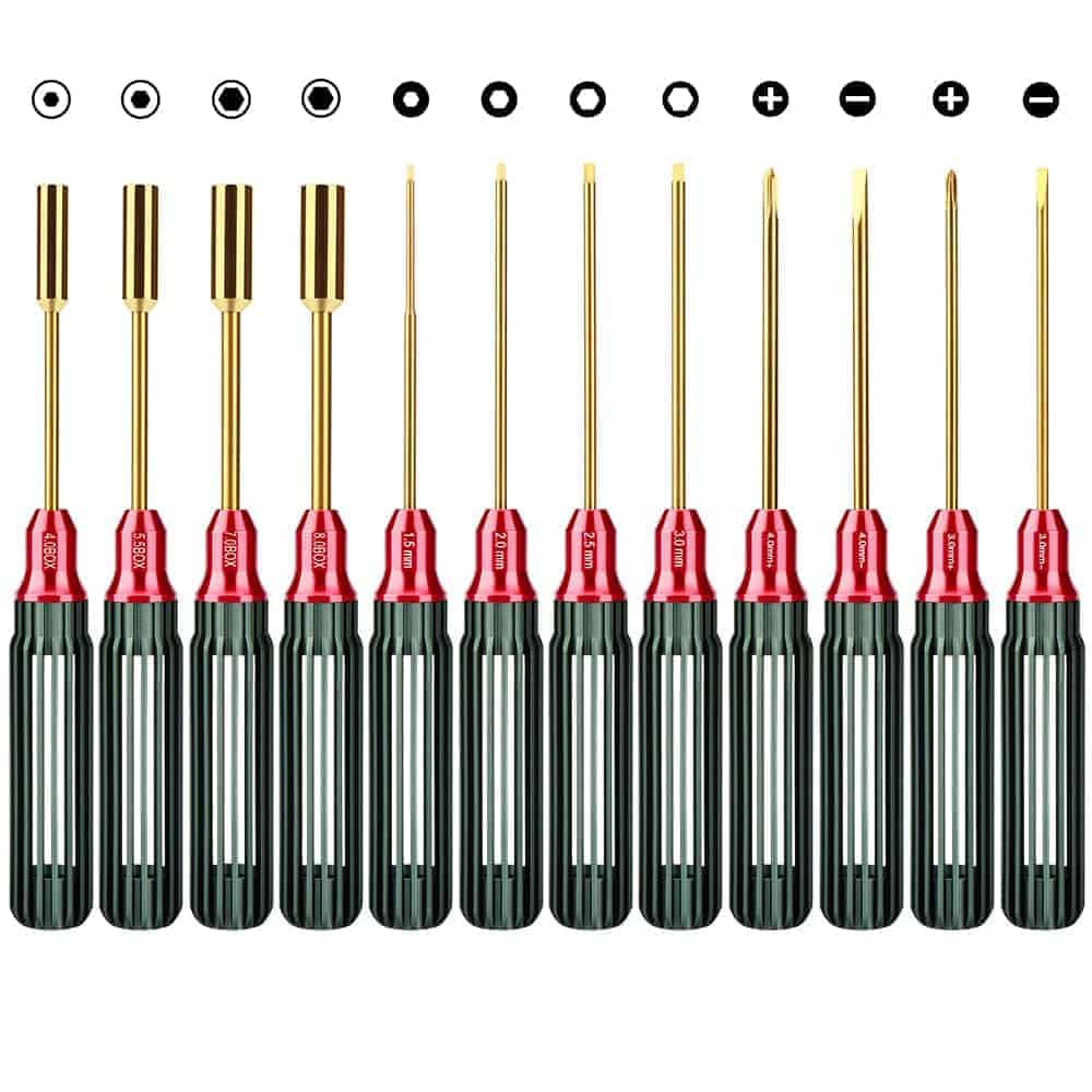 GLOBACT Nuevo Kit de Destornilladores RC Actualizado Juego