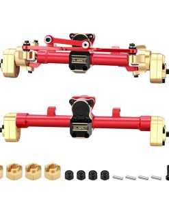 GLOBACT para 1/24 Eje delantero y trasero de aluminio y